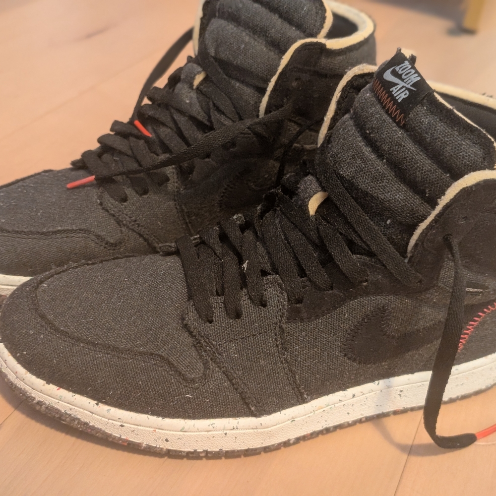 Air Jordan 1 High Zoom Crater - Space Hippie (Black/Crimson) - Size 11